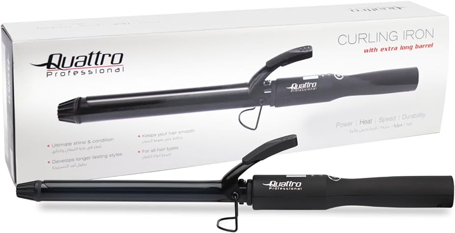 quattro professional hair curling iron (19mm)