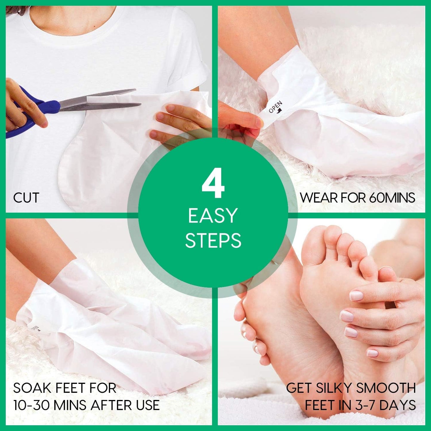 meeye® foot peel mask