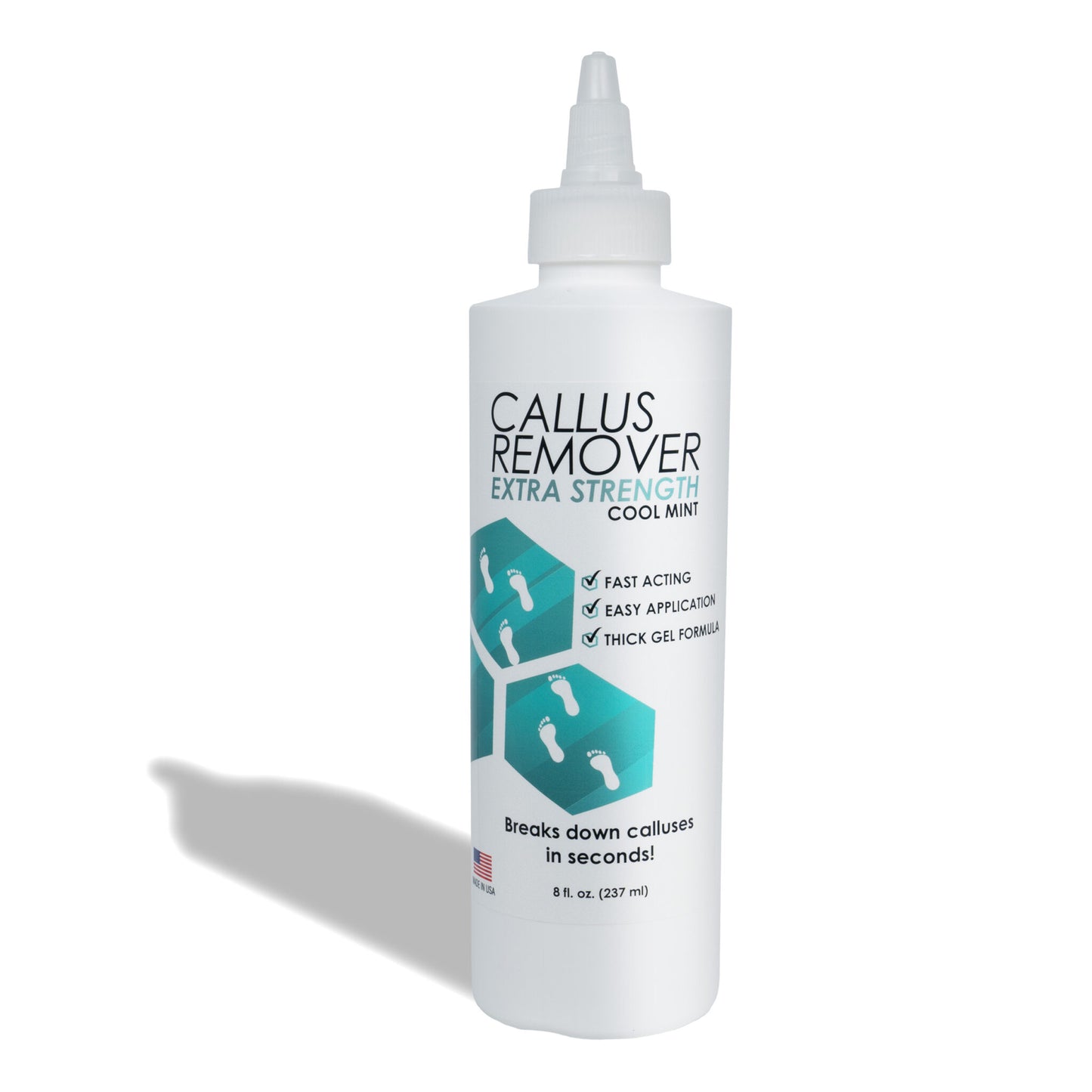 de-enterprises® cool mint callus remover gel extra strength (237ml)