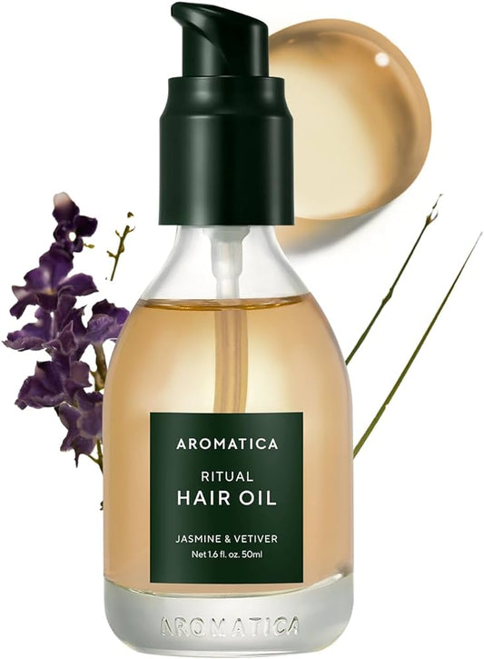 aromatica® jasmine and vetiver hair oil