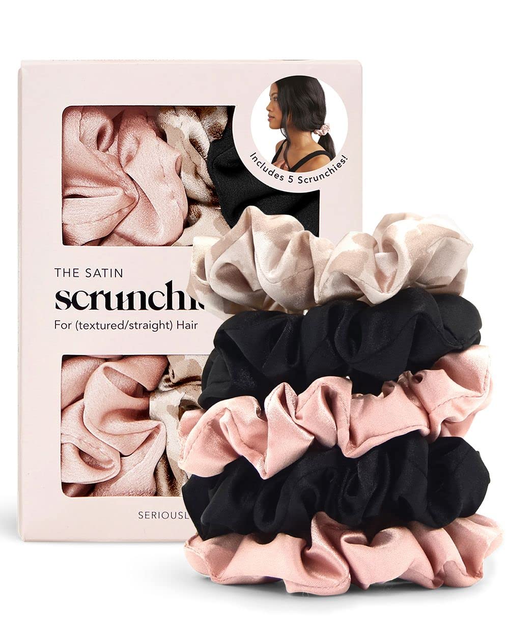 kitsch satin scrunchie