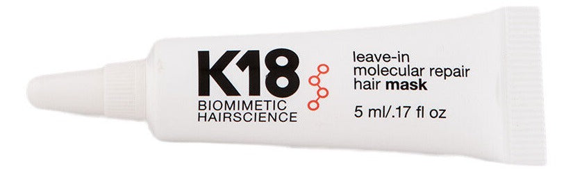 k18 mini leave-in molecular repair hair mask (5ml)